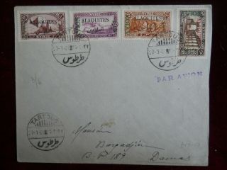 Syrian Air Mail Cover,  Tartous - Damas (damascus) March 1926