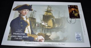 Stamps Battle Of Trafalgar 200th Anniversary Fdc 8