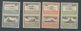 Od 2348.  Grenadines Of St.  Vinsent.  World War Ii Warships.  Mnh.