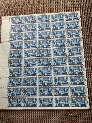 1947 Us Stamps 3 - Cent Sheet Scott 947 Postage Stamp Centenary 50 - Stamps