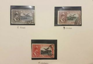 1935 1Persia high value Airmail stamp ERROR 1Persian 1Iran postal history 4