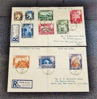 Nystamps British Aden Stamp Fdc Paid: $140