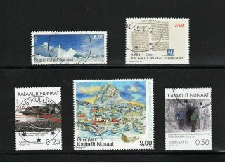 Greenland - - 5 Diff Commemoratives From 2011 - 12 - - Cv $10.  50