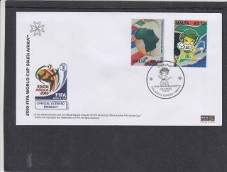 Malta 2010 World Cup Football South Africa First Day Cover Fdc Jum Ll - Hrug H/s