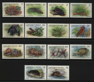 Christmas Island 1987 Wildlife Stamps Part Set Unmounted