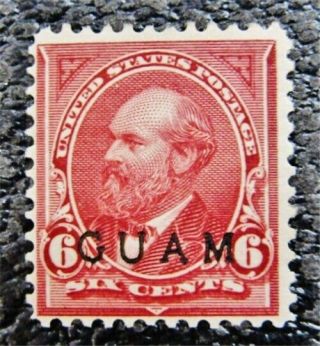 Nystamps Us Guam Stamp 6 Og H $125