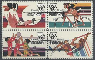 Hawaii Precancels,  Air Mail,  35c 1984 Summer Olympics,  Honokaa,  Type 841