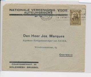 Lk52685 Belgium 1934 To Oostende Fine Cover