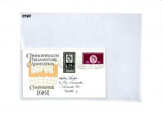 GB First Day Cover 1961 Commonwealth Parliamentary Assoc FDC {samwells} CT35 4