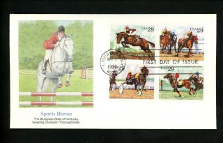 Us Fdc Fleetwood 2756 - 59 Sport Horse Racing 1993 Louisville Ky