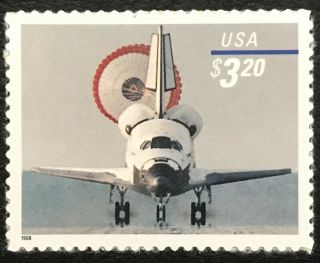1998 Scott 3261 - $3.  20 - Space Shuttle Landing - Single Nh