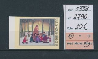 Lk45235 Belgium 1998 Three Kings Religious Art Imperf Mnh Cv 20 Eur