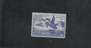 Rw19 Harlequin Ducks Nh Duck Stamp Cv $90
