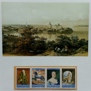 Art on stamps folder with MNH stamps - rare - Cz Slania 6