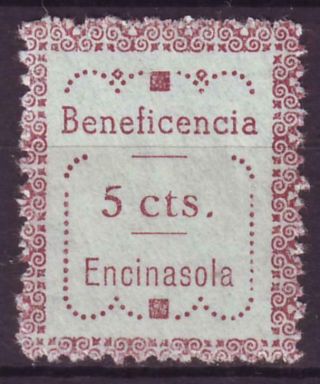 S2689/ Spain Mnh Civil War Encinasola Revenue Locals