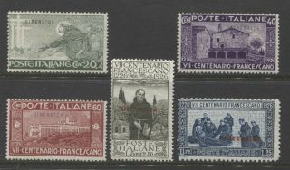 1926 Italian Colonies Cyrenaica St.  Francis Of Assisi Set