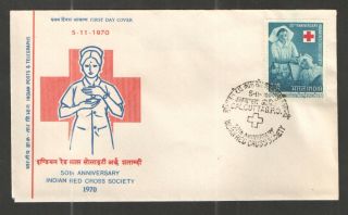 India - 10 x first day covers from 1970 & 1971.  See images for details. 4