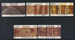 Australia 1987 Aboriginal Crafts Set Of 5