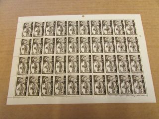 1959 Full Sheet - Castles - 2/6 Brown - W/m = 179 - Sg 595a - - Plate 9a