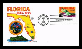 Us Cover Florida Statehood Sesquicentennial Fdc House Of Farnum Cachet