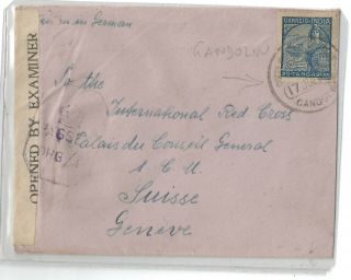 1933,  Portugal India Colonial Cover To Red Cross In Geneva,  Switzerland,