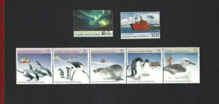 Australian Antarctic Terr.  Sc L76,  L81 - 2 (1988 - 91) Mnh