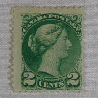 Canada Sc 36 Queen Victoria Hr 2 Cent 1872