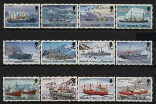 British Antarctic Territory 1993 Qeii Antarctic Ships Set Unmounted