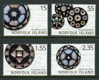Norfolk Island Scott 1054 - 1057 Mnh Christmas 2012 Cv$9,