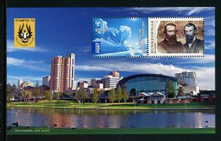 Australian Antarctic Territory Scott L149b Mnh Adelaide Stamp Expo 2010 Cv$10,