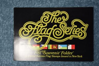 1981 Flags Souvenir Folder With Stamps - Mnh