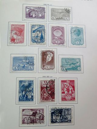 Stamps Soviet 1938 - 1939 Years (more Than 35 Items,  Some))