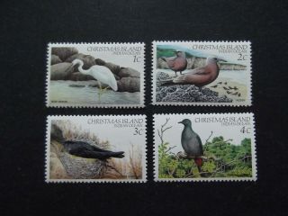 Christmas Island - Elizabeth 1982 Birds Set Unmounted