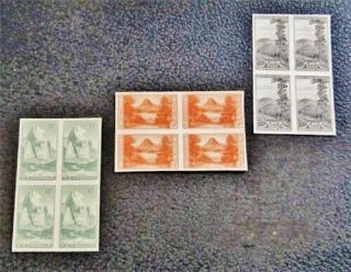 Nystamps Us Stamp 763 - 765 H Block Of 4 $32
