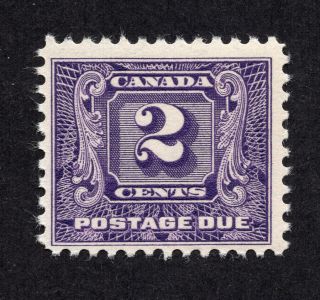 Canada J7 2 Cent Dark Violet Second Postage Due Issue Mnh