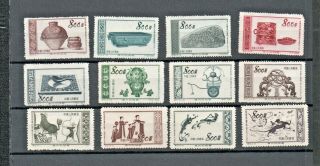China 1952 - 4 3 Sets No Gum As Scan (474)