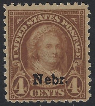 Us Stamps - Sc 673 - 4c Nebraska Overprint - Never Hinged - Mnh (j - 702)