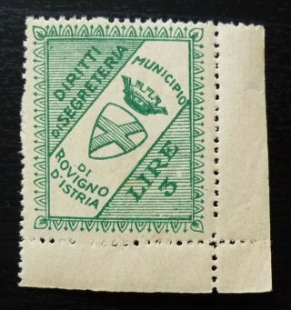 Croatia Italy Istria Revenue Stamp N34