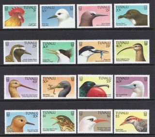 Tuvalu 1988 Birds - Full Mnh Set - Cat £4.  20 - (60)