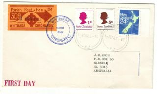 Old Pacific Ocean Islands Of Zealand 1 Local Parish Post On Combo Cover