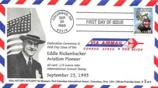 2998 60c Eddie Rickenbacker,  First Day Cover Cachet [e552875]