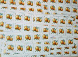 120 1¢ 1 Cent 1c Apple Us U.  S.  Postage Stamps 24 Strips Of 5