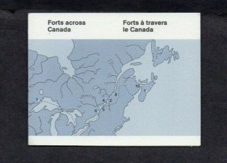 Canada.  1983.  Forts Across Canada Booklet.  Never Hinged.  Sg 1090 - 9.