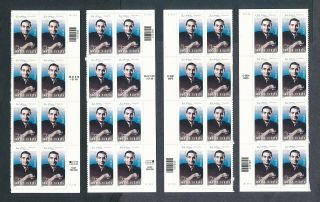 U.  S.  2002 37c Irving Berlin Music Composer self - adhesive x96 NH face val $35.  52 2