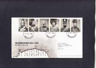 2004 Crimean War Gpo First Day Cover With Windsor Castle Cds