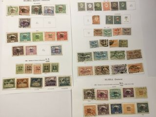 Old Stamps On 2 Pages Silesia