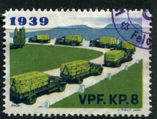 Switzerland Soldier Stamp Verflegung Food Supply 65/1 Schweiz Soldatenmarken 40