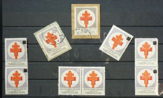 Yugoslavia Slovenia Croatia Tbc Red Cross Rotes Kreuz Stamps N1