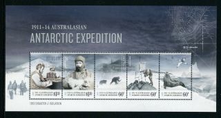 Australian Antarctic Territory Scott L176b Mnh S/s Antarctic Expedition Cv$8,