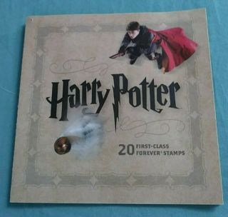 Harry Potter 20 First Class Usps Forever Stamps Book First Issue 2013